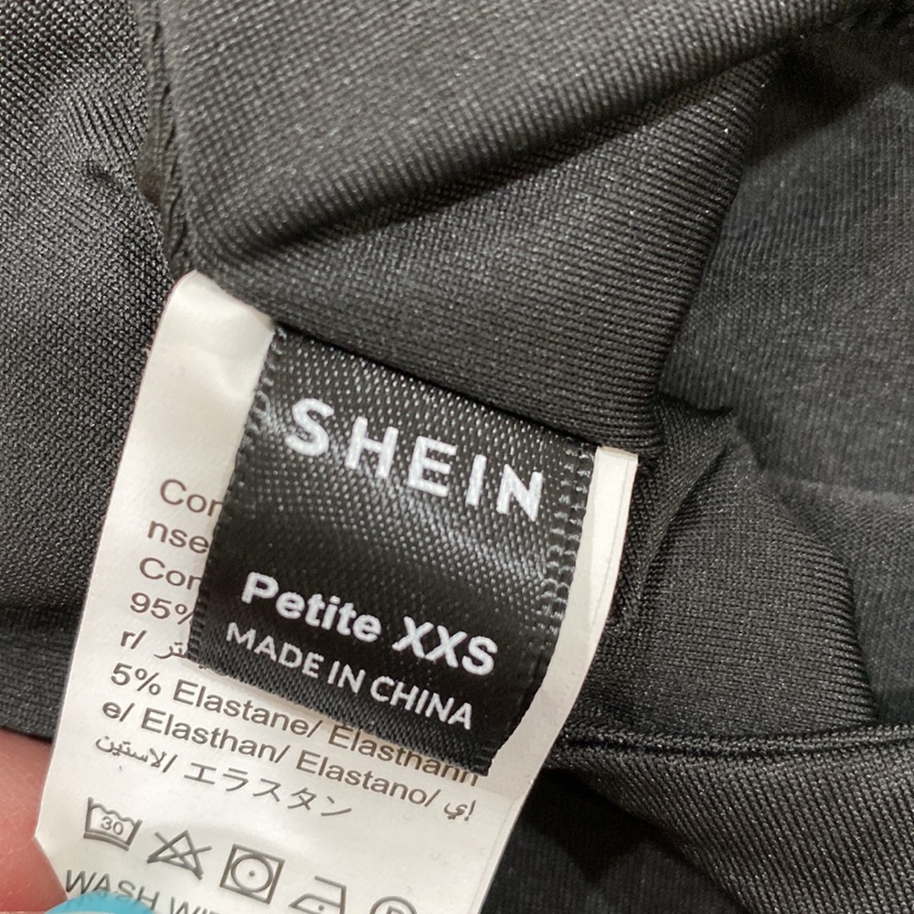 NWOT.  Shein, PetiteXXS, knit pants. - Picture 7 of 9